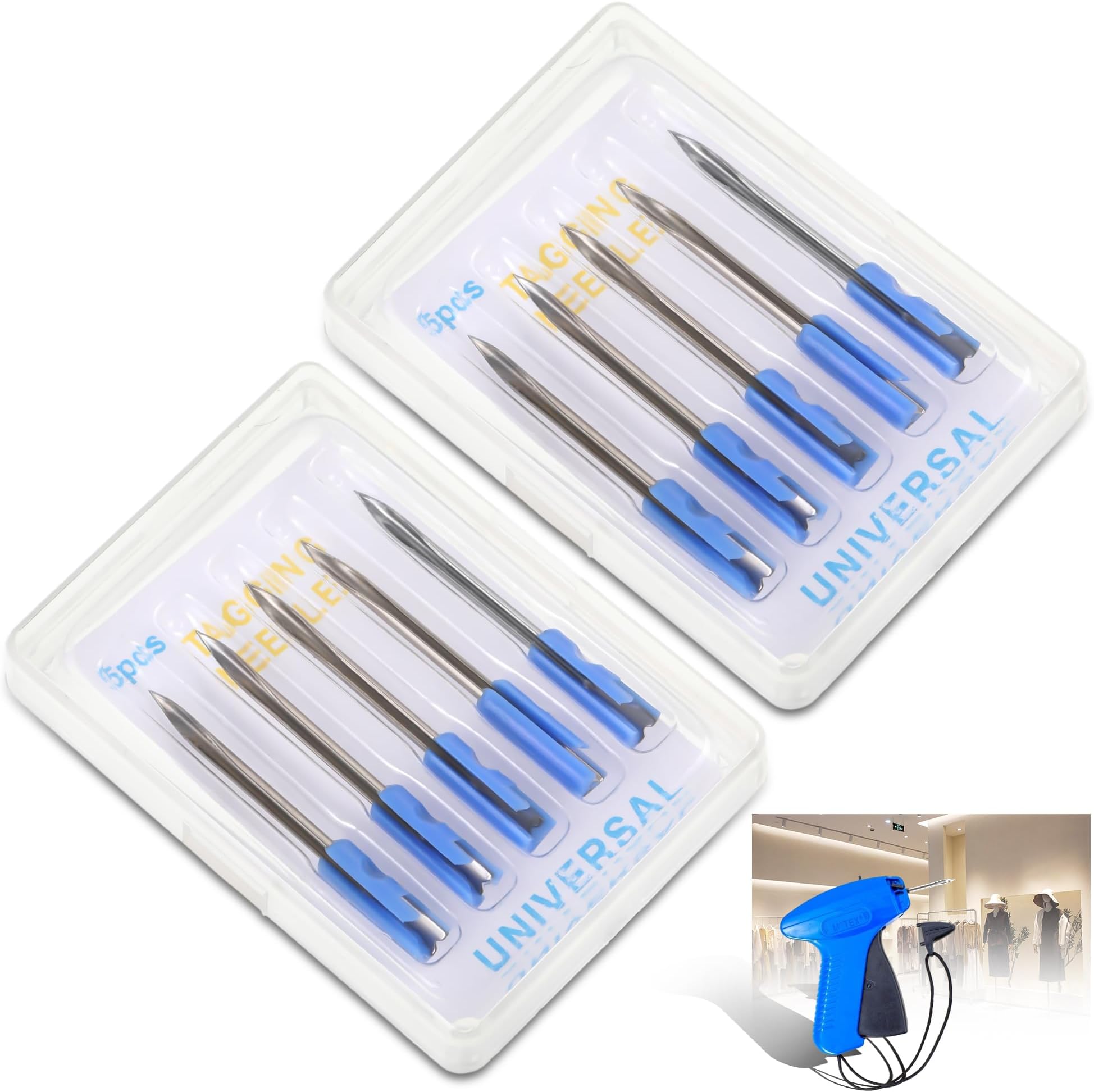 Price Gun Tags Needles 10Pcs Standard Tagging Gun Needles 3.5CM Clothing Replacement Needles for Tagging Gun, Price Attacher Guns Needles for Clothes Labeler Micro Stitch