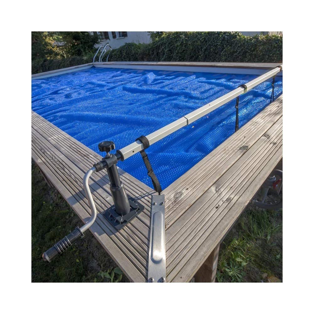 Gre CRP58 - Teleskopischer Aufroller für aufgestellte Pools, maximale Breite 5,80 m, Aluminium