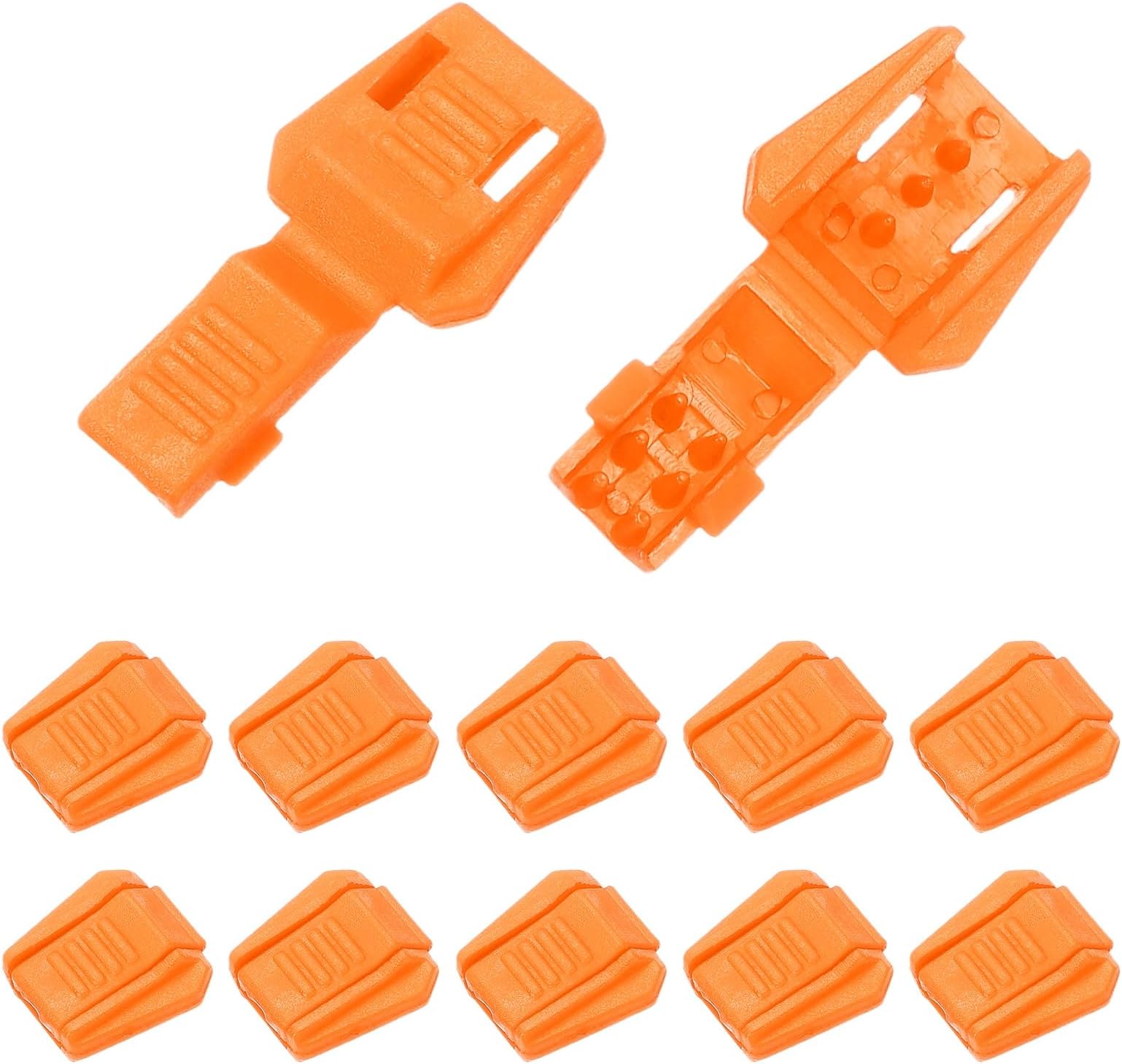 Zipper Pull Cord Lock, Plastic Shoe Lace End Clips Cord End Tips No Tie Shoelace Running Shoe Backpack