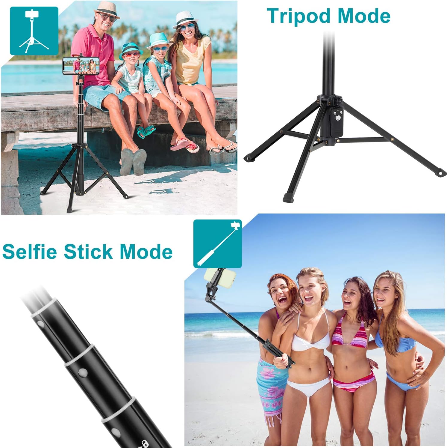 Flash Sale Buy 1 get 1 iPhone Selfie Stick Tripod, Eocean 54 Inch Extendable Selfie Stick with Phone and Wireless Remote, Compatible with iPhone 12 11 Pro Max X 8 7 6 Android, Perfect for Live Stream Vlog, Lightweight Exclusive Special iPhone Selfie Stick Tripod, Eocean 54 Inch Extendable Selfie Stick with Phone and Wireless Remote, Compatible with iPhone 12 11 Pro Max X 8 7 6 Android, Perfect for Live Stream Vlog, Lightweight