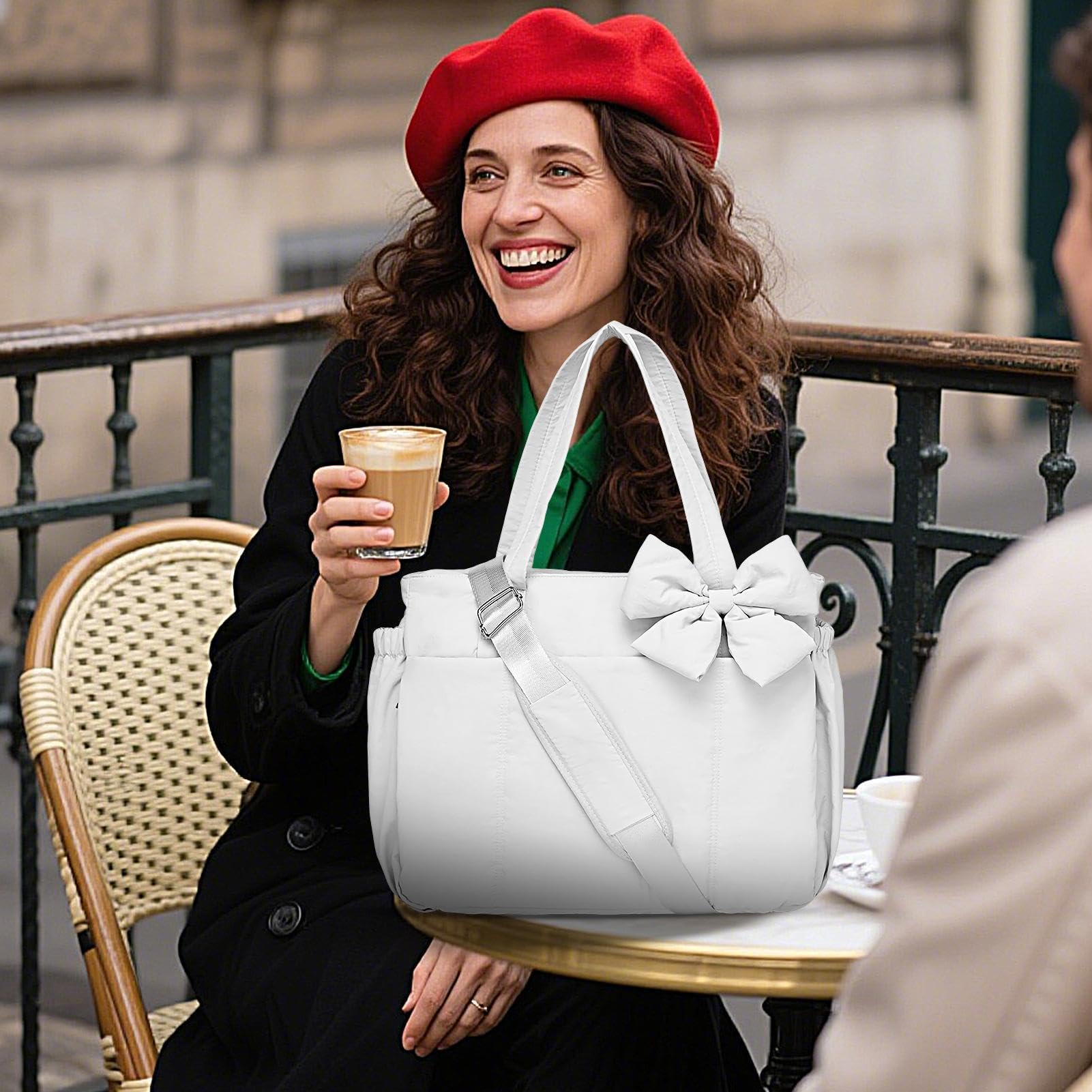 Bolso grande de pana, ligero, elegante bolso de noche, bonito bolso para mujeres, niñas, adolescentes, viajes, trabajo, oficina, boda, playa, compras, diario, viajes, almacenamiento de moda