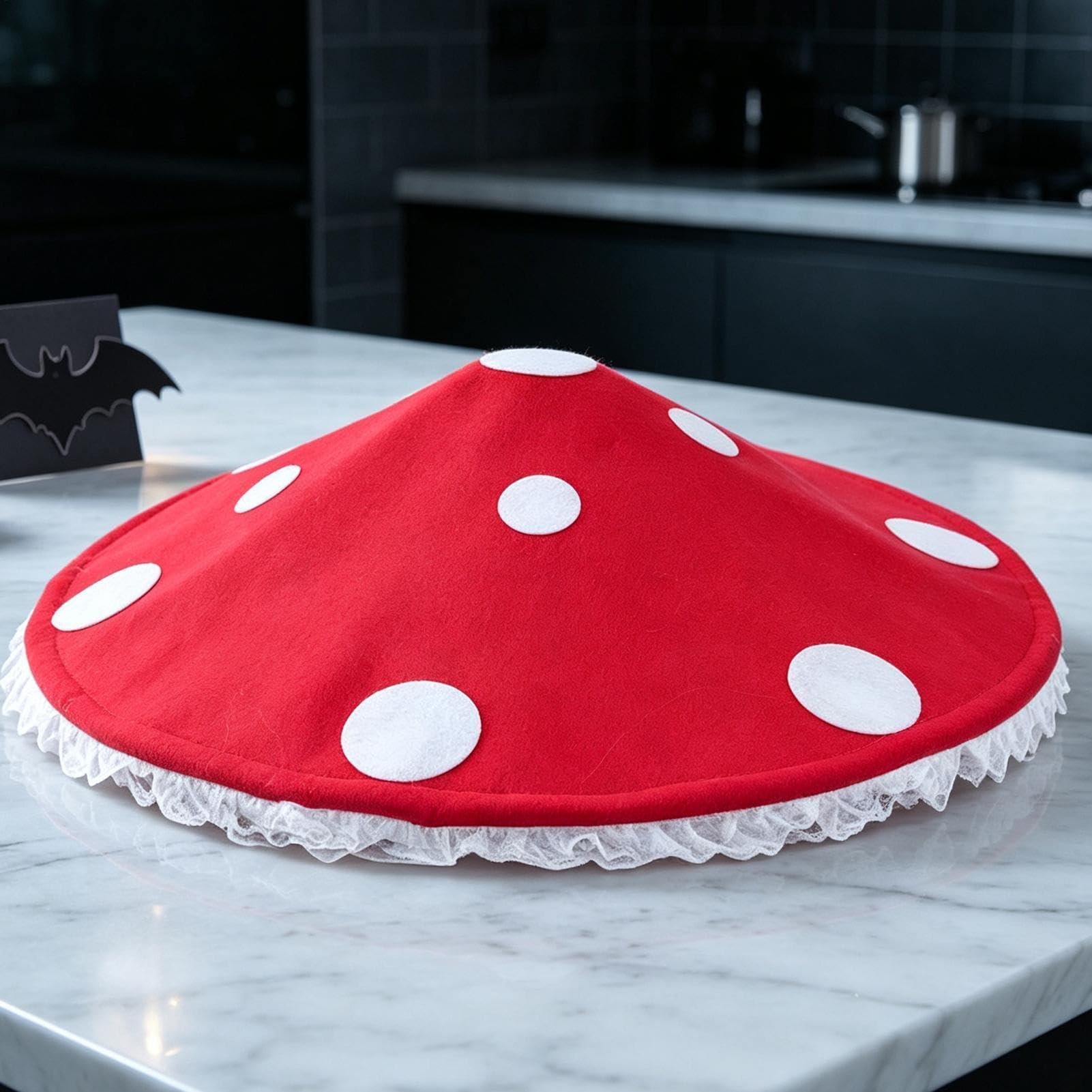 Cappello a fungo oversize con tesa larga, accessorio per cosplay e feste, per adolescenti e adulti, ideale per Halloween