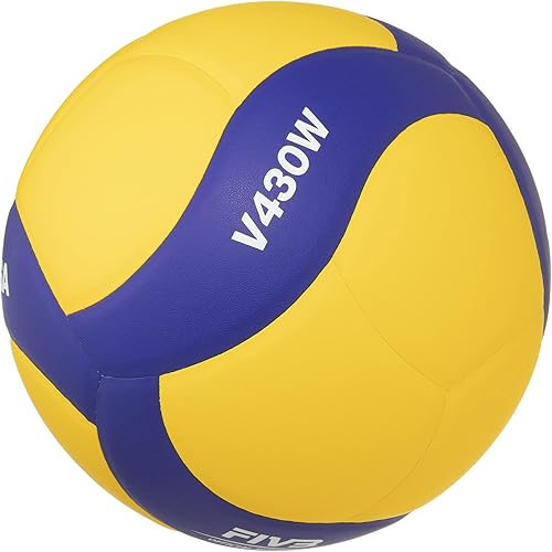 Miniatura 3 de Mikasa V430W - Pelota de voleibol amarilloazul, talla 4