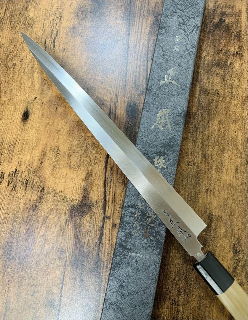 正本総本店　フグ引き　包丁　コバルト鋼　尺 正本総本店 フグ引き 包丁 コバルト鋼 尺 正本総本店フグ引き包丁尺