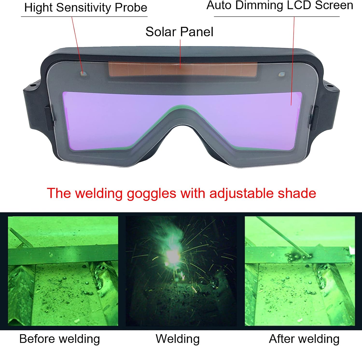 Auto-Darkening Welding Goggles