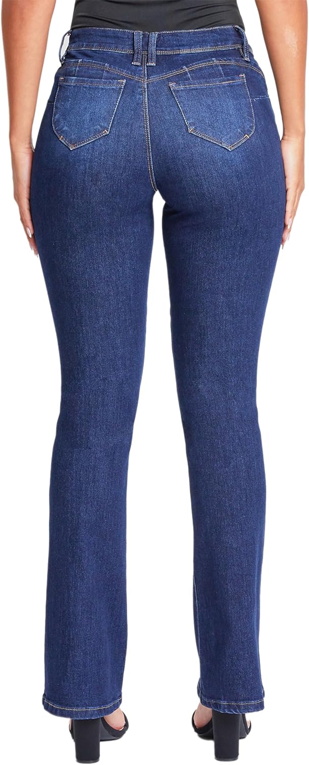 YMI Womens Women's Wannabettabutt Bootcut Jeans - Image 3