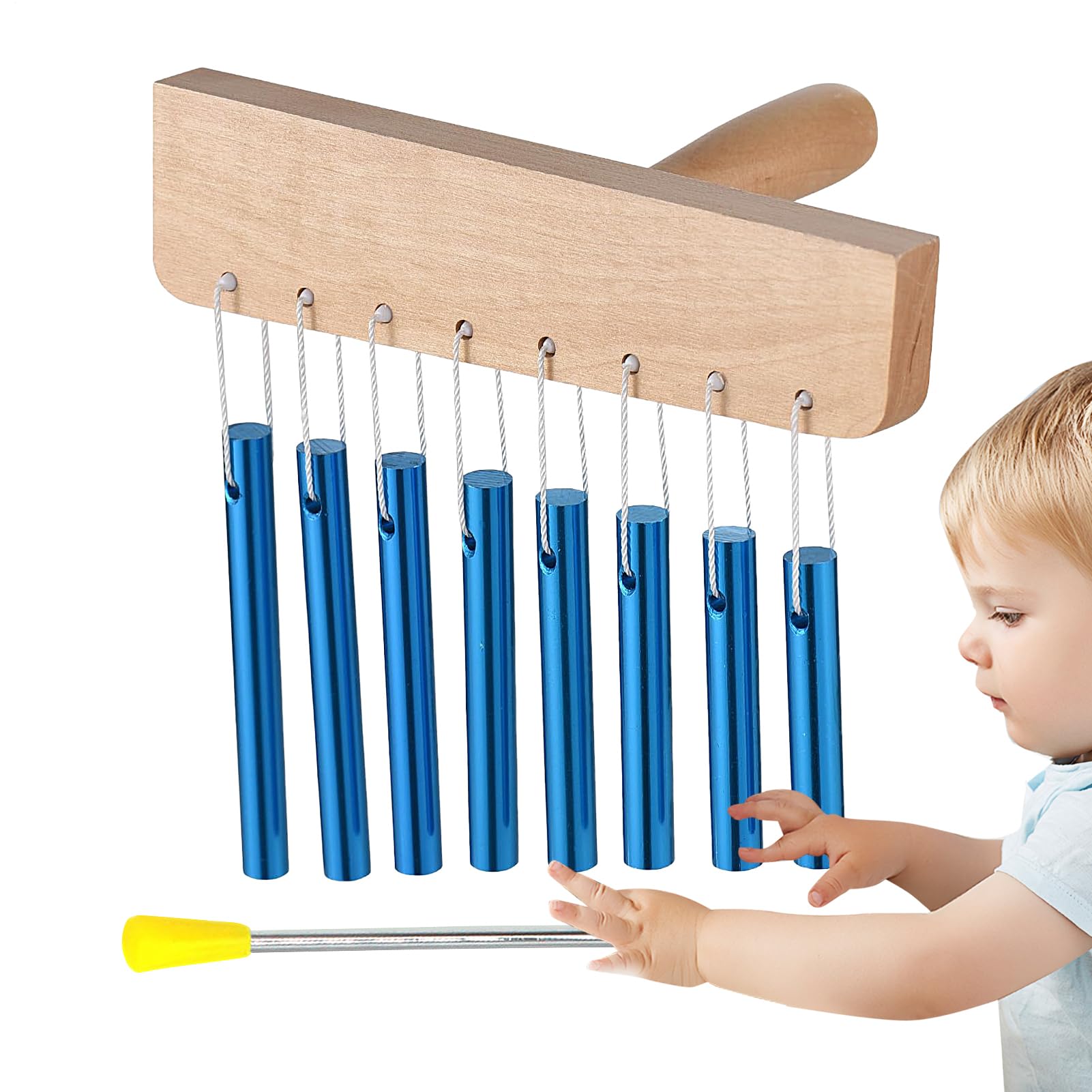 CHIMES Instrument, Percussion CHIMES | 8 notes Bar carillon,Instruments de sonore, décoration musicale, instruments de percussion à la main pour décoration en classe