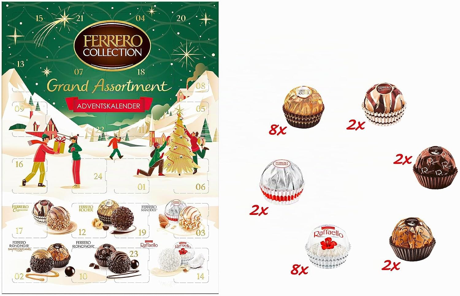 Ferrero Grand Assortment Adventskalender 2026 — Adventskalender 2026 von Ferrero