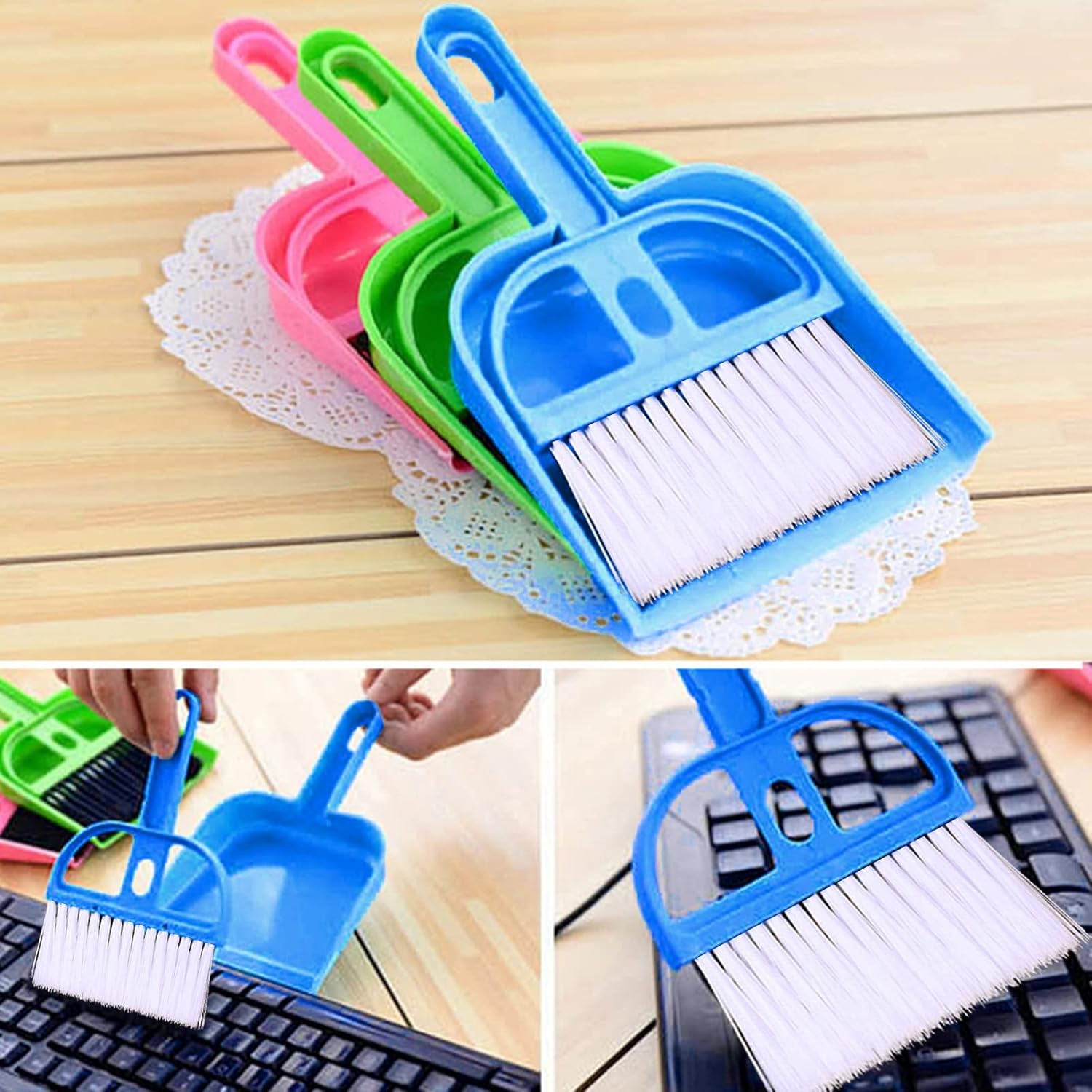 Sinknap (1pc color random) Mini Dustpan and Brush Set