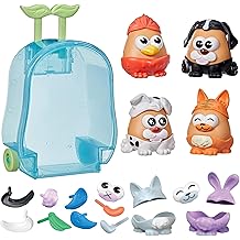 Potato Head Pet-Tato Tots, Pet-Themed Set with 31 Parts and Pieces Plus Rolling Carry Case, Toddler and Preschool Toys for Girls and Boys, Ages 2+(Amazon Exclusive)