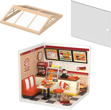 Super Creator-Mini Blocks Model Building Set for Adults Yum Yum Burgers