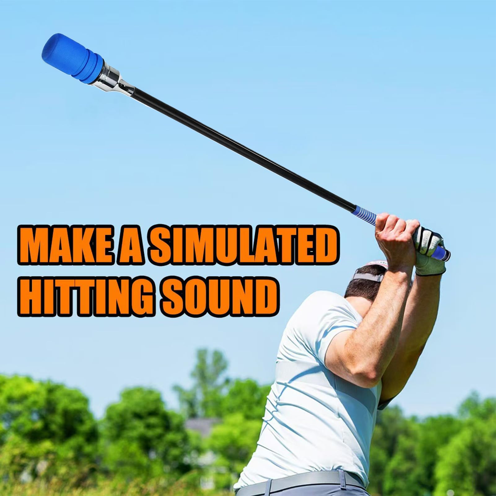Bastone Da Pratica Swing Golf Correzione Posizione Mano Portatile E | Bastone Da Pratica E Riscaldamento Golf Per Palestra, Outdoor, Indoor, Giardino, Campo E Fitness
