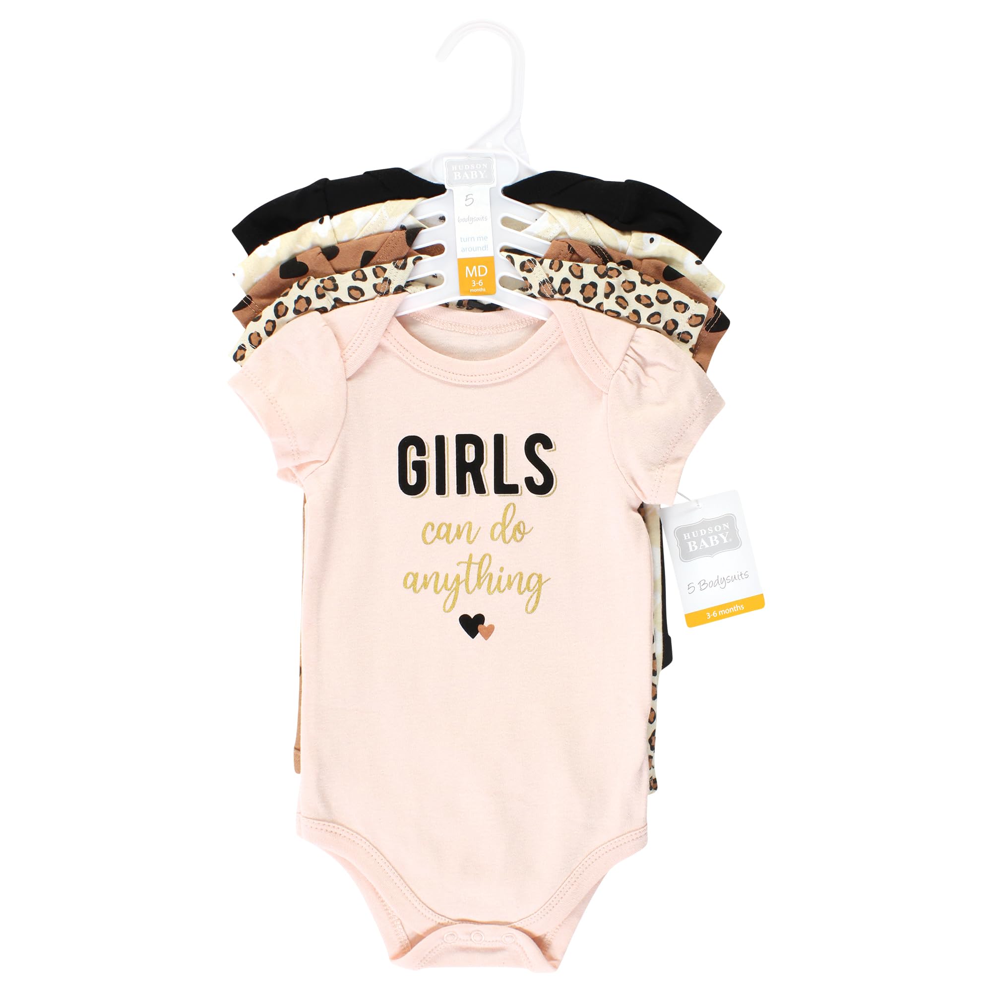 Hudson baby Body unisex Baby Hudson baby unisex de algodón para bebé, león valiente, 18-24 mesesHudson baby unisex de algodón para bebé, león valiente, 18-24 meses