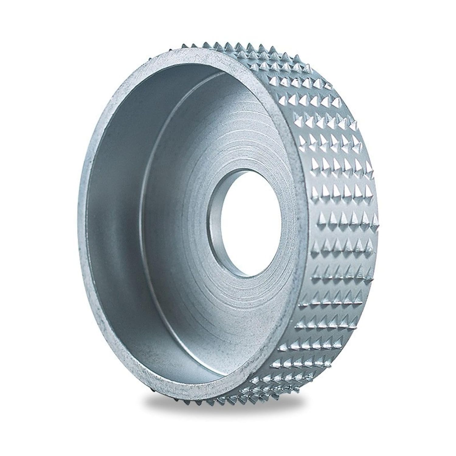 1pc Steel Grinding Wheel for Angle Grinder, 2.95 Inch Dia Wood Carving Disc, Durable Dense Spikes Design, Woodworking Shaping and Sanding Tool Attachment
