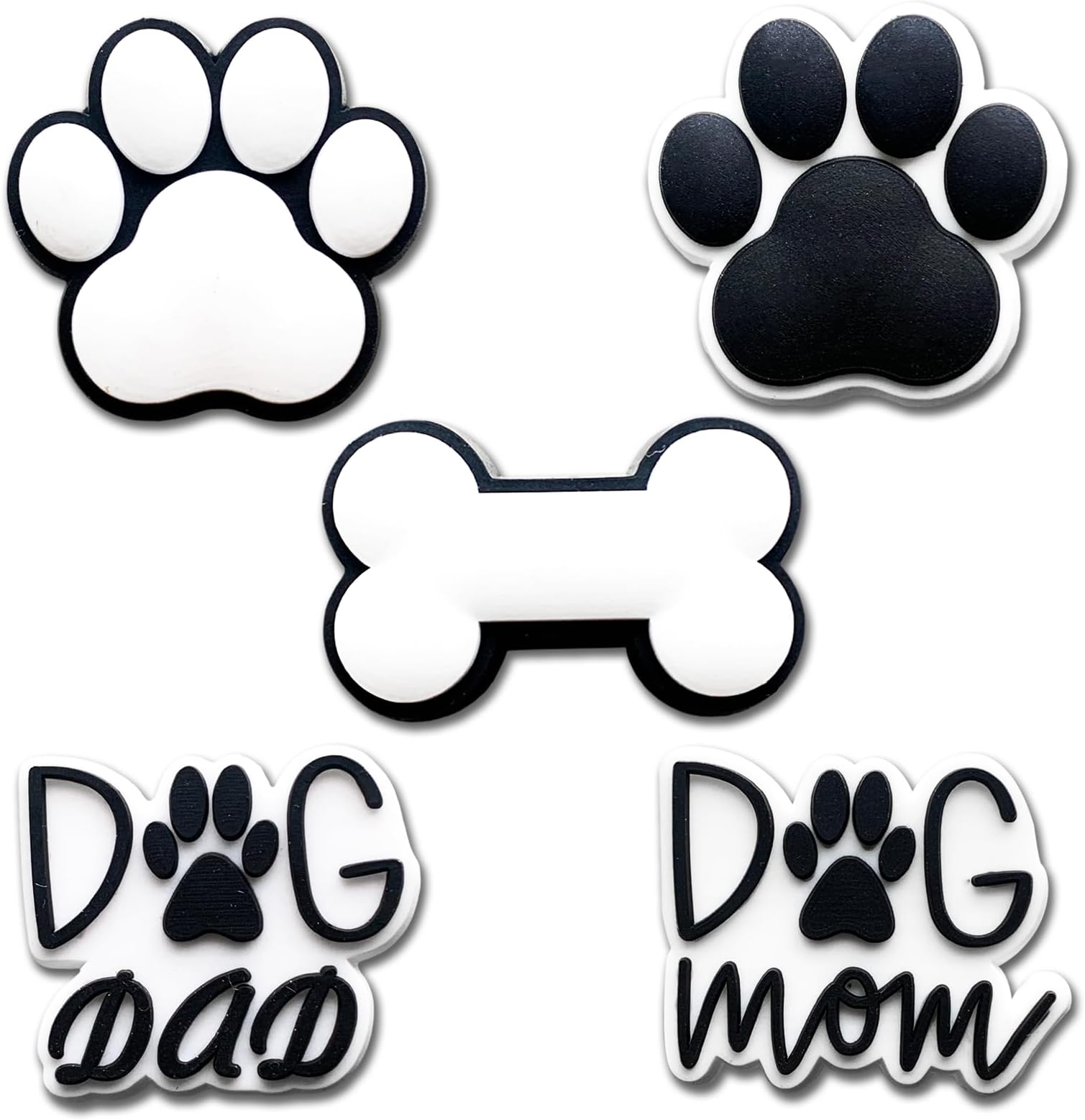 Cute Dog Charms for Clog Shoes Decoration, Puppy Charms Accessories for Shoes