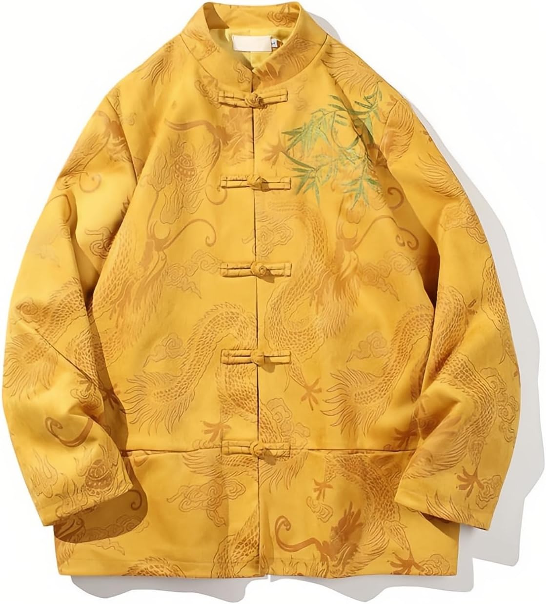 Tang Suit Men Jacket Chinese Hanfu Traditional Tang Suit for Men Kung Fu Shirt Uniform Long Sleeved Coat Tops