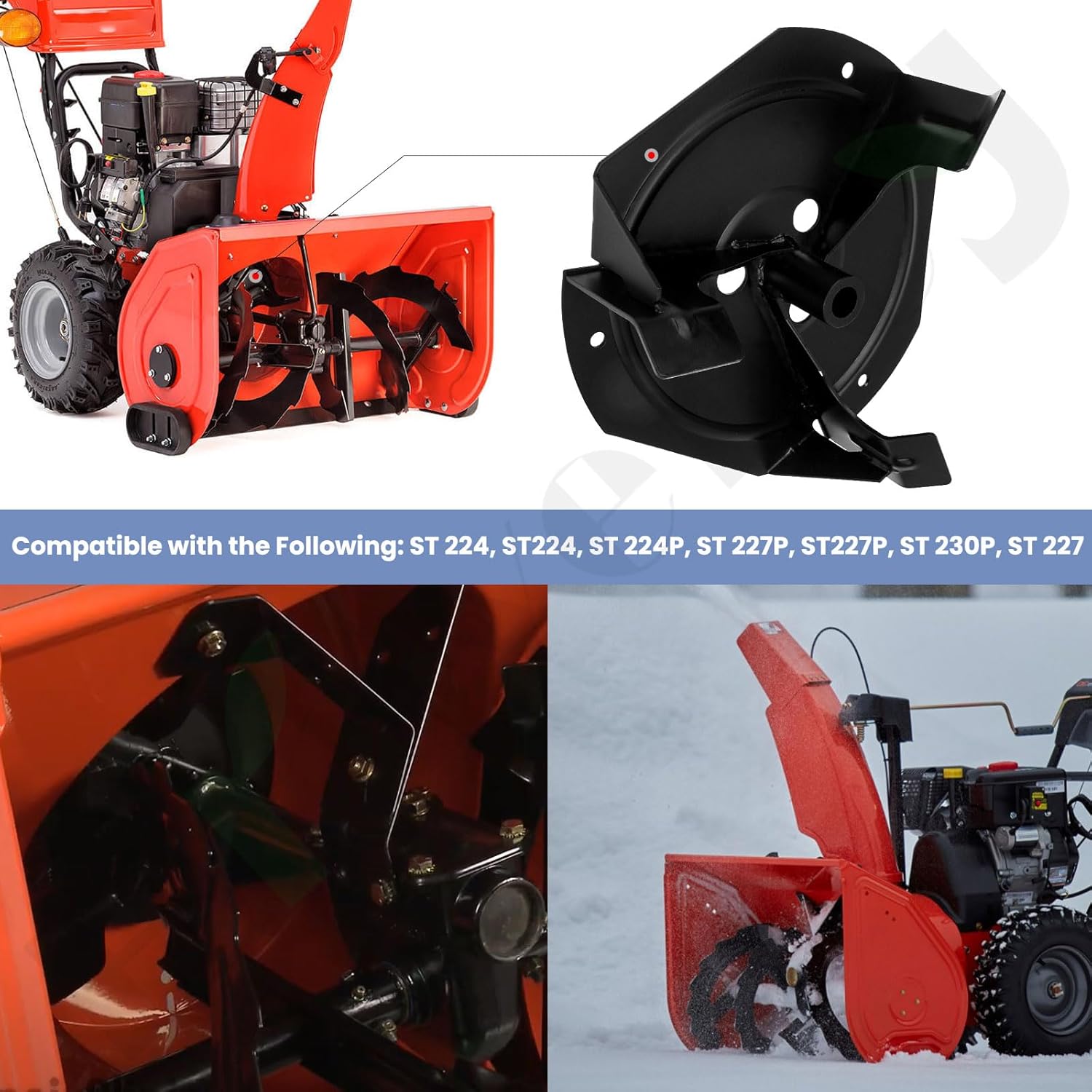 586607202 586607203 Steel Snow Blower Impeller Compatible with Husqvarna ST 224 ST224 ST 224P ST 227P ST227P ST 230P ST 227 Snowblowers