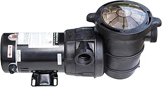 SWIMLINE HYDROTOOLS Model 716061S Hydro-Flo Above-Ground Pool Replacement Pump, Horizontal Discharge - 0.75 HP, 3,720 GPH, 115V/60Hz, Single Speed, for Sand, Cartridge & DE Filter Systems
