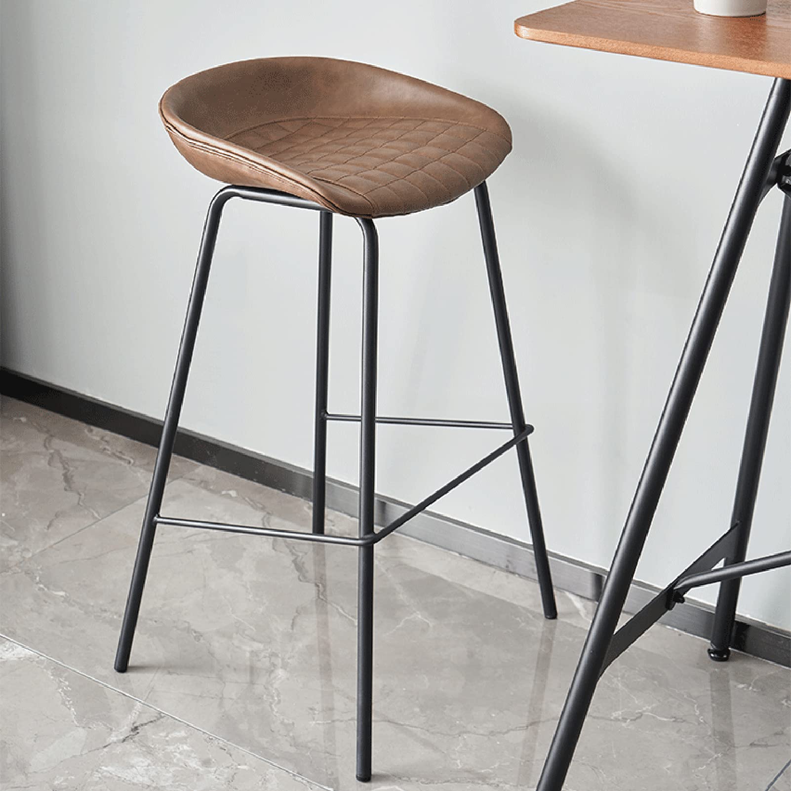 ミドルバーチェア　５脚 カウンターチェア 2脚セット 背もたれ付き 昇降 昇降式 360°回転