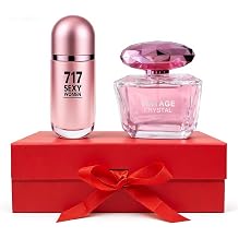 AFLUXE Womens Perfume Set 2PCS, Long Lasting Eau De Parfum Collection - 717 Sexy/Vintage Crystal