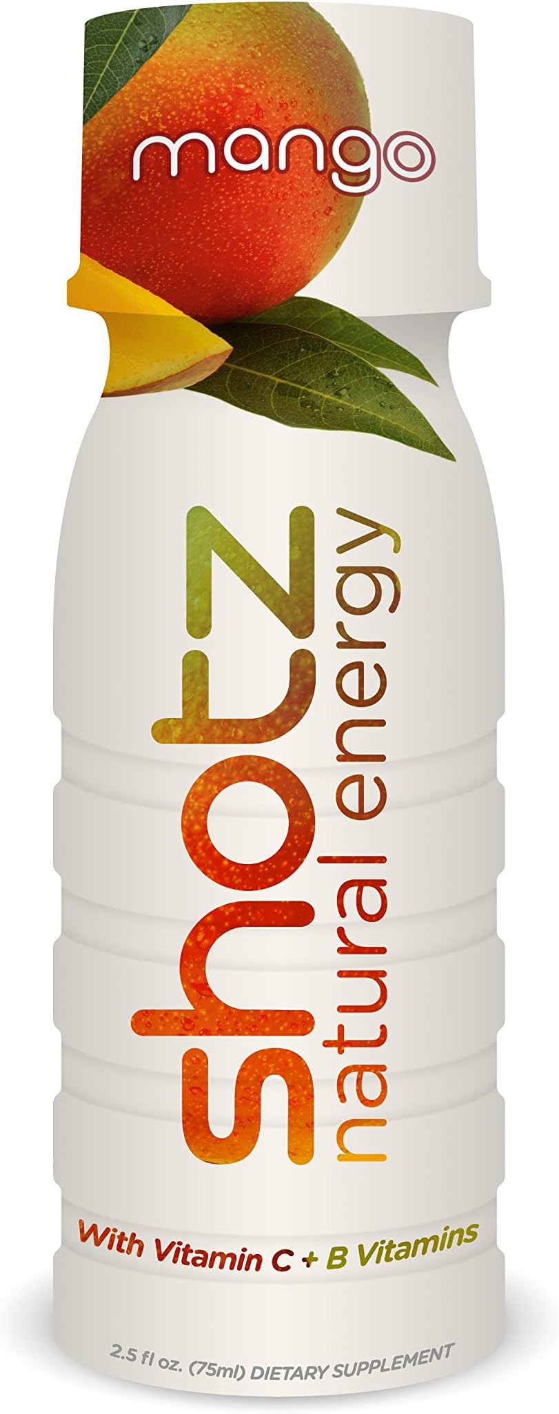 Shotz Natural Energy 12 Count Mango