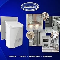 Vista 7 de Cubierta de salida de ventilación máxima para el hogar, 6 pulgadas, ventilador de baño de rango HVAC, cubierta de ventilación de pared