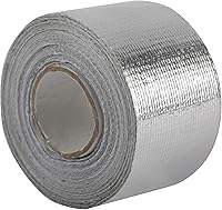 AuInn Fiberglass Heat Resistant Tape 1.5" x 30ft - Self-Adhesive High Temp Shield up to 1022°F for Wires, Hoses & Panels