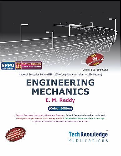 Engineering Mechanics - SPPU FE (NEP 2020) First Year Engineering Common To All Branches Sem 1