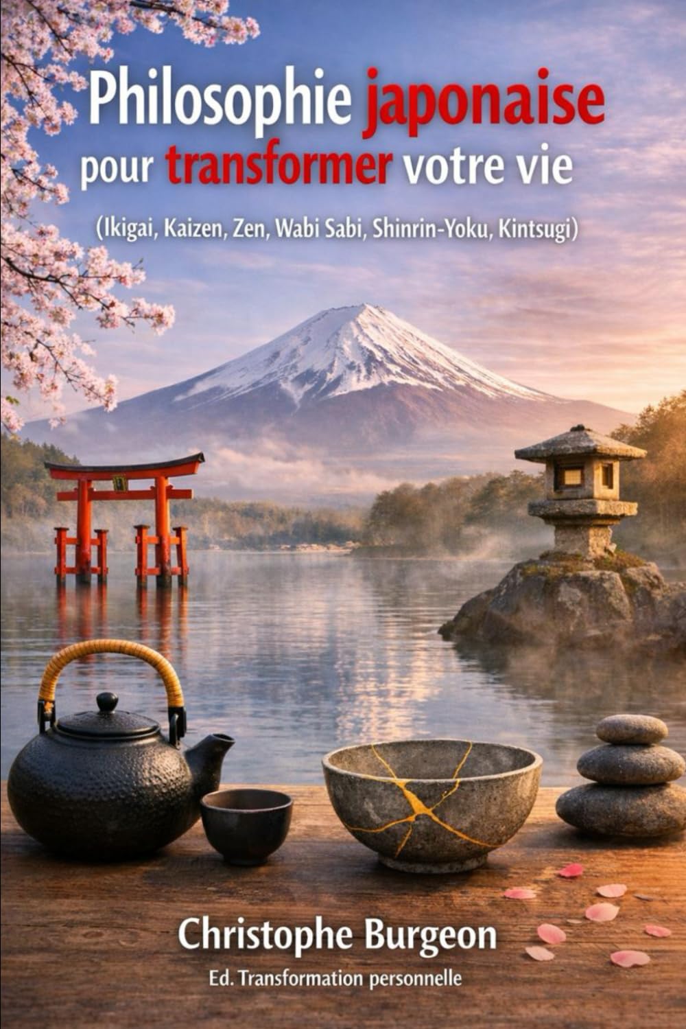 Philosophie japonaise pour transformer votre vie: (Ikigai, Kaizen, Zen, Wabi Sabi, Shinrin-Yoku Kintsugi)