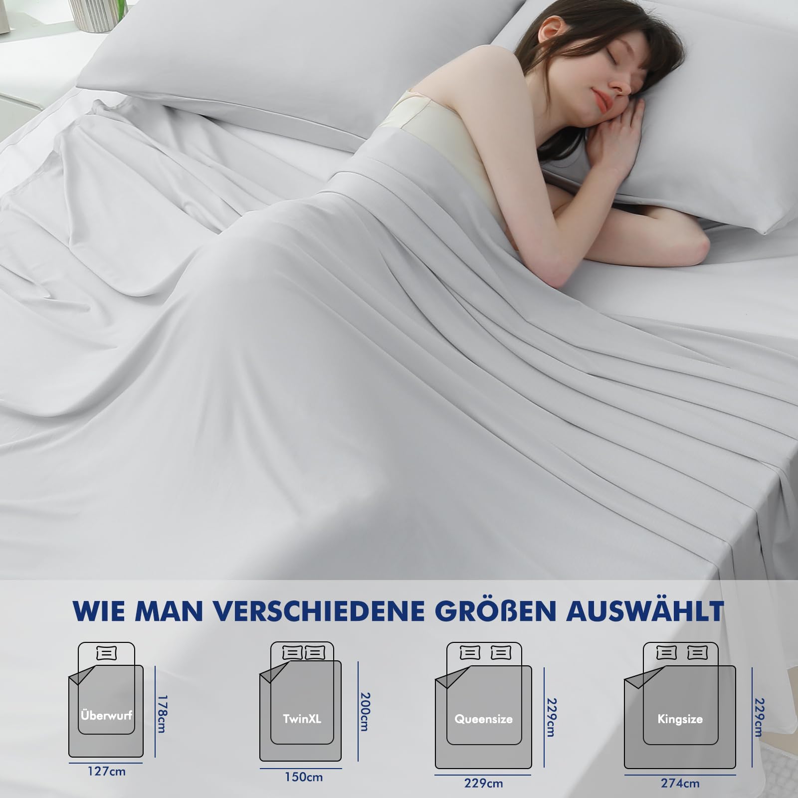 Elegear Kühldecke kühlende Sommerdecke, Silberionen und Arc-Chill 3.0 Q-Max>0,5 Kühlfasern, Sofortige Kühlung, Antiallergisch und Atmungsaktiv, Dünne Sofadecke kühlende Decke für Menschen, 150 x 200CM