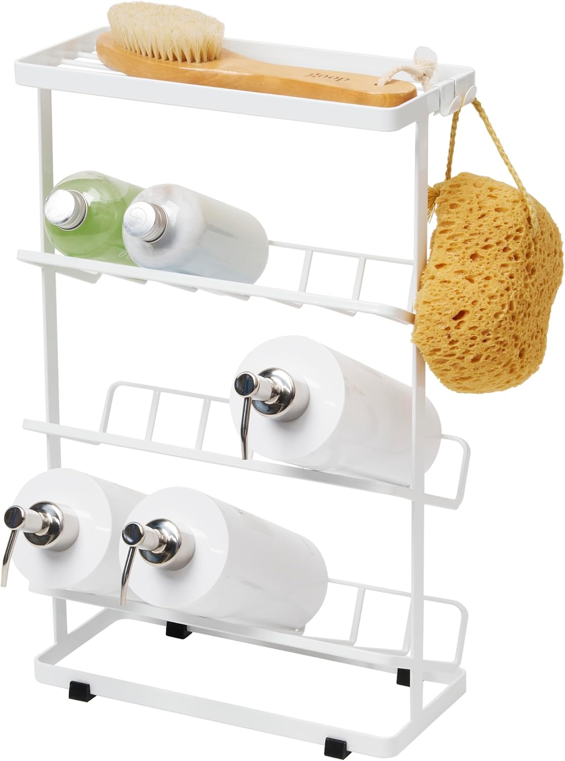 YAMAZAKI Home Tower Bath Rack - Bathroom Shower Storage Holder, Caddy Shelf Organizer - Large, 26" - Steel -