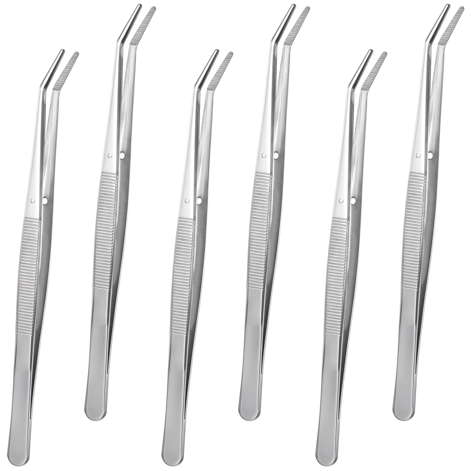 Pince à épiler de cuisine de haute précision pour dresser vos assiettes avec ce lot de 6