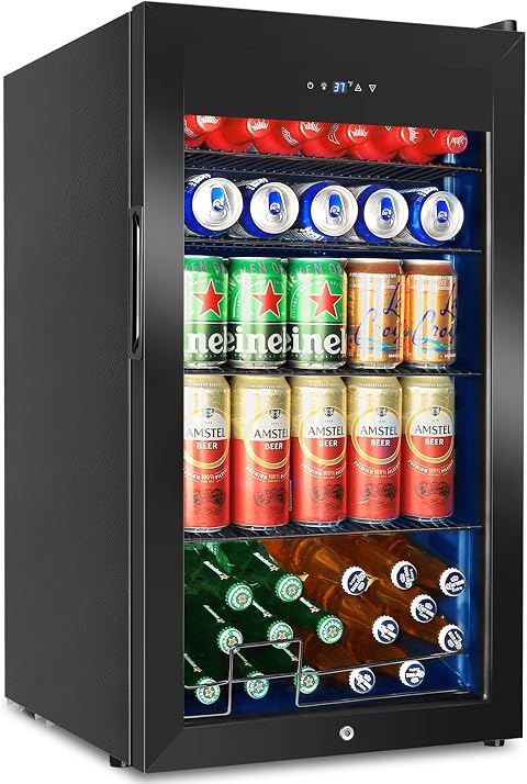 FoMup FM86 3.2 cu ft Beverage Cooler Black