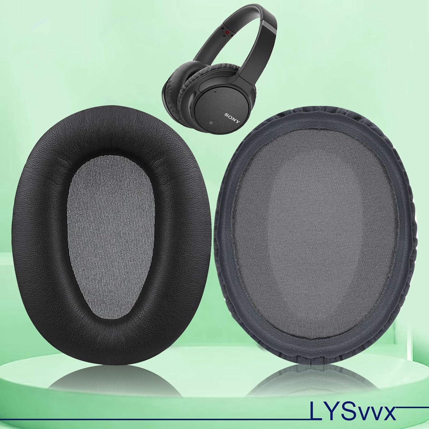 WH-CH700N Ear Pads - Replacement Earpads for Sony WH-CH700N, WH-CH710N, WH-CH720N, MDR-10R, MDR-ZX770, MDR-ZX780 Headphones Black - Image 4