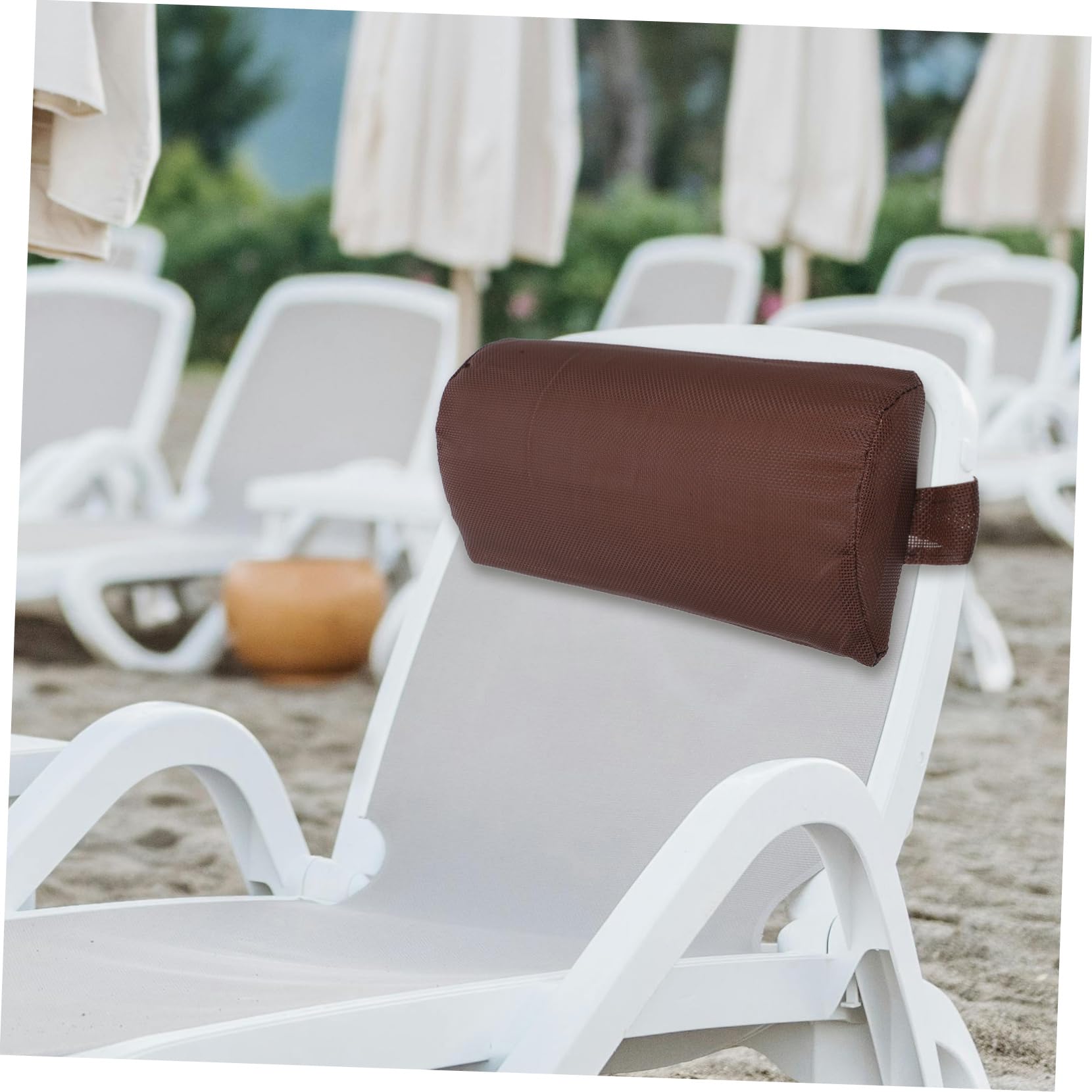 BESPORTBLE 4pezzi Cuscino Ergonomico Per Sedia Sdraio Poggiatesta e Supporto Per Collo e Testa Accessorio Per Relax Spiaggia