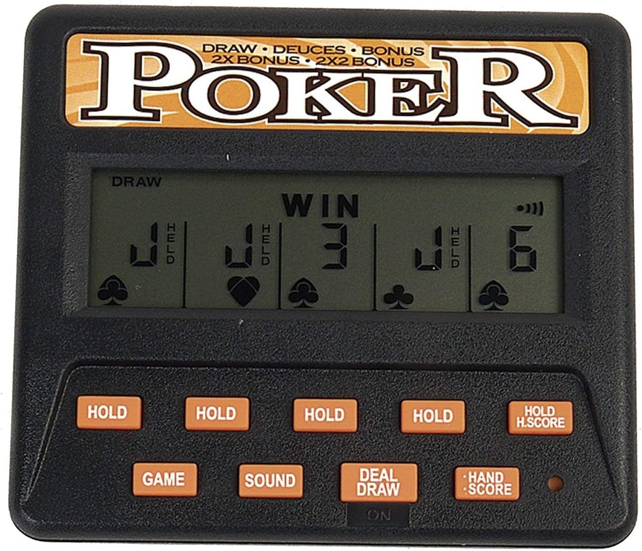 John N. Hansen Classic 5-in-1 Poker Electronic Games