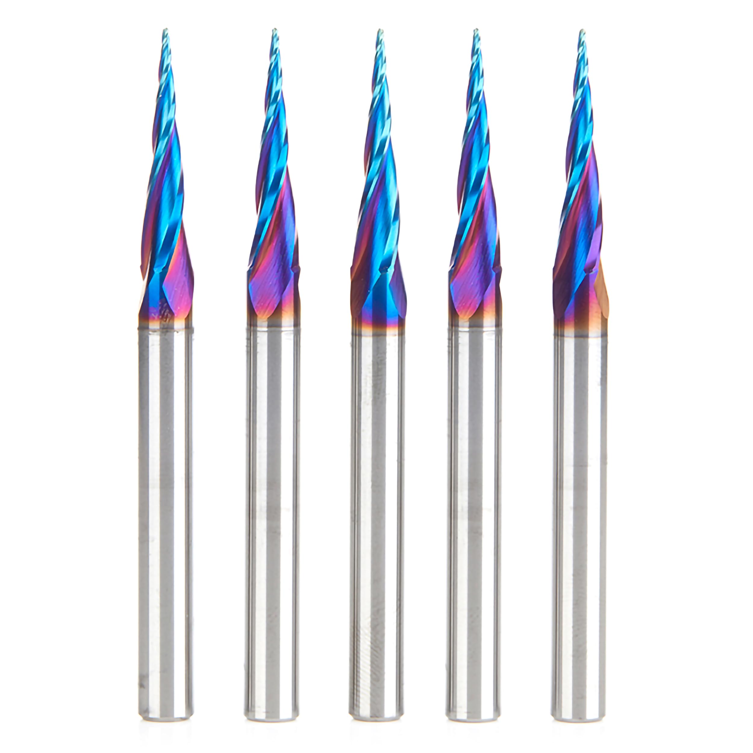 Amana Tool Carbide Up Cut Spiral CNC Router Bits for 2D/3D Carving