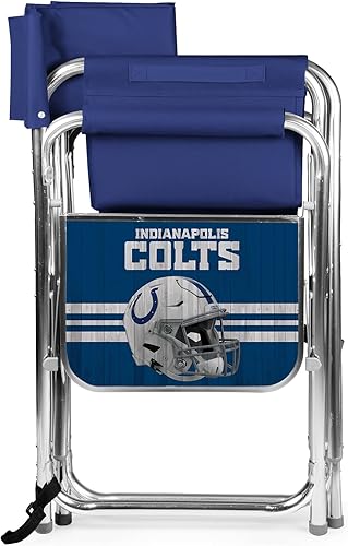 Miniatura 38 de PICNIC TIME NFL Unisex-Adult NFL Sports Chair with Side Table, Beach Chair, Camp Chair for Adults Negro