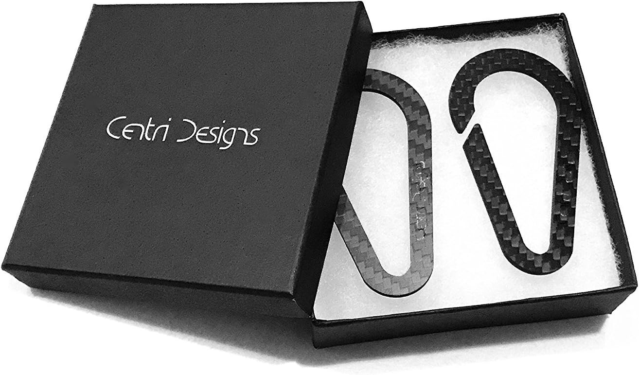 Carbon Fiber Carabiner Set of 2 by Centri Designs