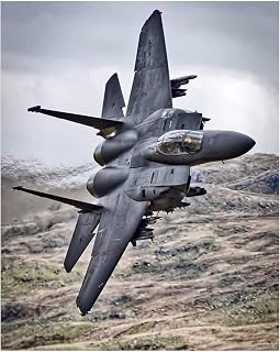 McDonnell Douglas F-15 - Military Wall Art, Military Aircraft Wall Decor, Patriotic Wall Art Fighter Jet F15 Print, Home Decor, Bedroom Living Room Decor For Wall, Bar Office Decor, Unframed - 8x10