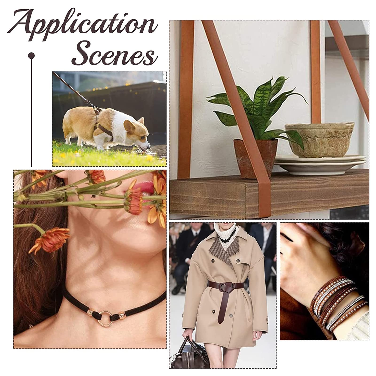 Cordon De Cuir Plat 3mm De Couleur Marron Clair-vente Au Cm