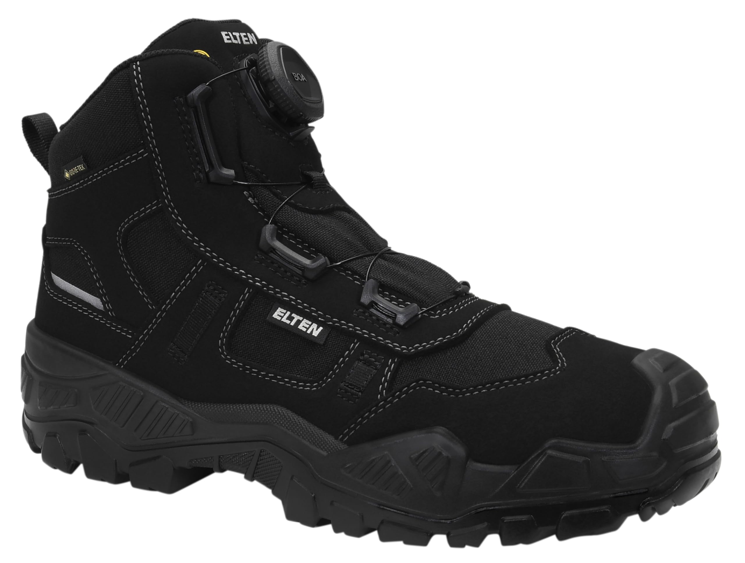 ELTEN Mike Boa® Gtx Black Mid Esd S3s CI Zapato industrialUnisex adulto
