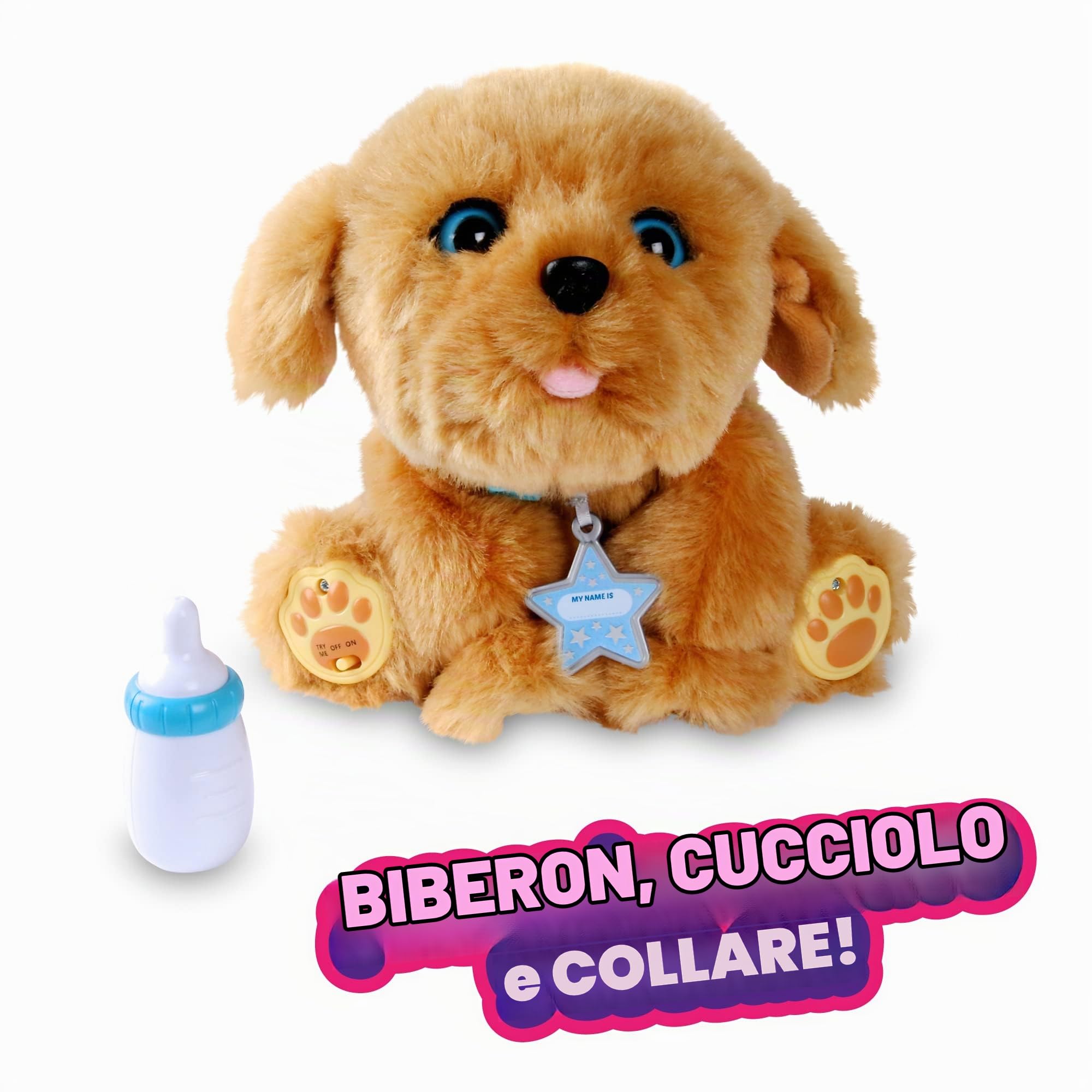 Little Live Pets, Peluche a Forma di Animali Cucciolo assonnato 30 x 29 x 15 cm Multicolore