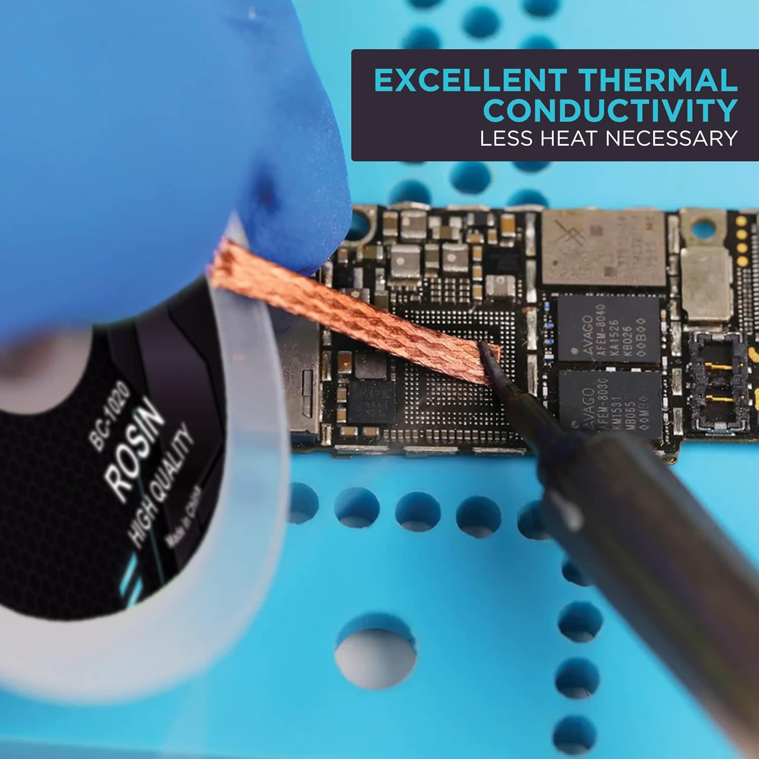 Solder Wick Braid Copper Wire with flux 10 ft.(3M) Length X 2.5mm Width I Desoldering Wire I Solder Sucker I Solder Remover I Soldering Iron I Solder Braid for Circuit Board (1pcs) - - 