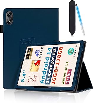 Androidタブレット本体 レザーケース付き Amazon.co.jp: BNCF Bpad Mini 8.4インチ Android14 タブレット用
