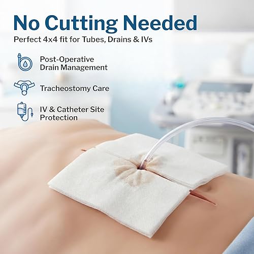 Miniatura 3 de McKesson Performance Plus Gasa Split Iv Esponja 6 capas estéril (4 x 4 pulgadas (50 unidades)