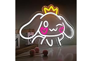 Cinnamoroll Neon Wall Decor: Light up Your Room with Anime Charm