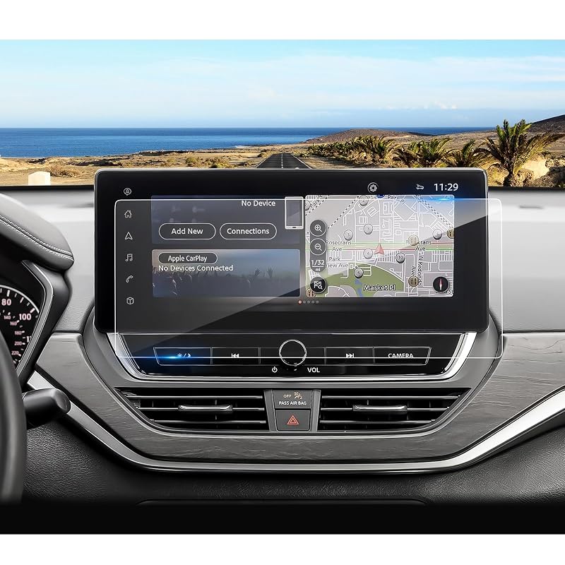 Película de Vidro Temperado 9H para Tela Touchscreen do Nissan Altima 31,2 cm (12,3 pol.) 2023–2026 Coleya, 1 unidade