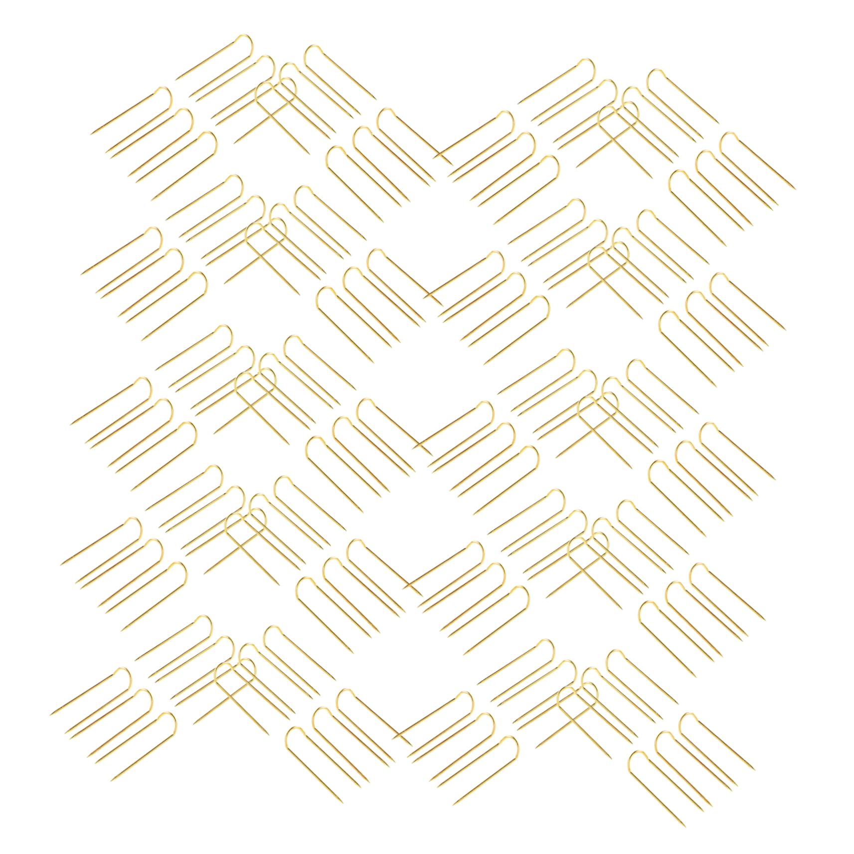 Housoutil 100 Pcs Heavy Duty Sewing Needles Curved Needles for Quilting Embroidery Upholstery Hair Extension Long Sewing Pins