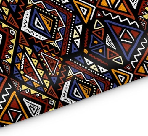 Miniatura 3 de Fun Aztec Decor Placemats Set of 4 Table Mats Washable Placemat Waterproof Place Mats for Party Home Dining Table Decor 18x12 in